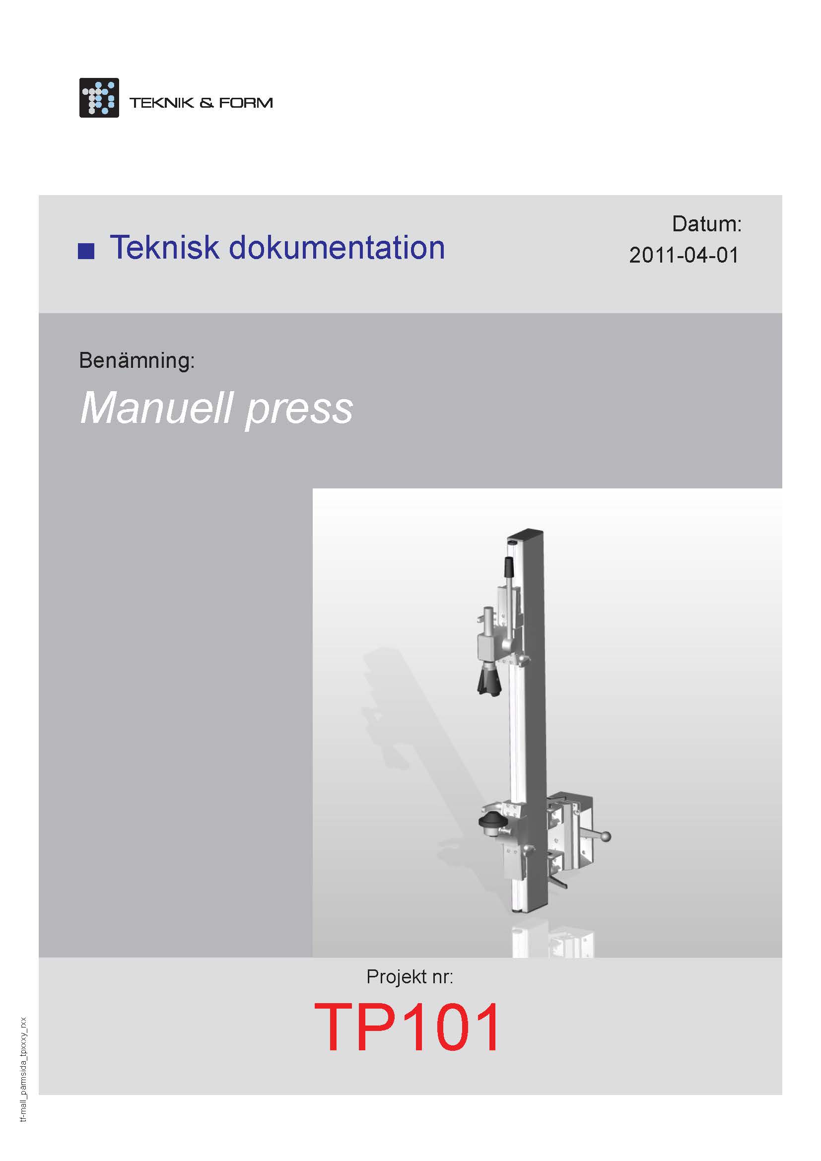 tp101 mauell press r01-08